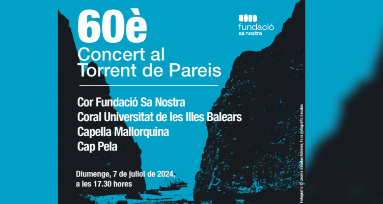 La Fundació Sa Nostra celebra el 60è aniversari del Concert al Torrent de Pareis